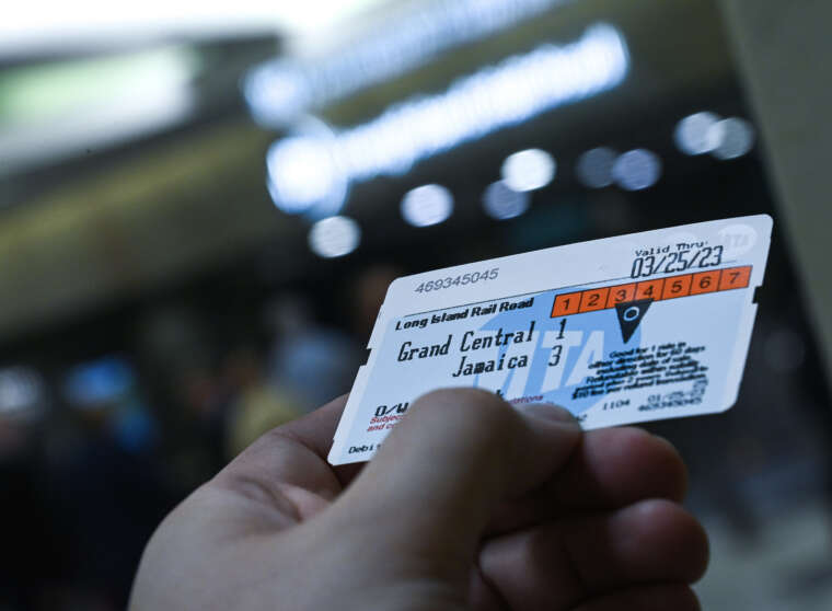 Long Island Railroad Ticket New York Transit Museum