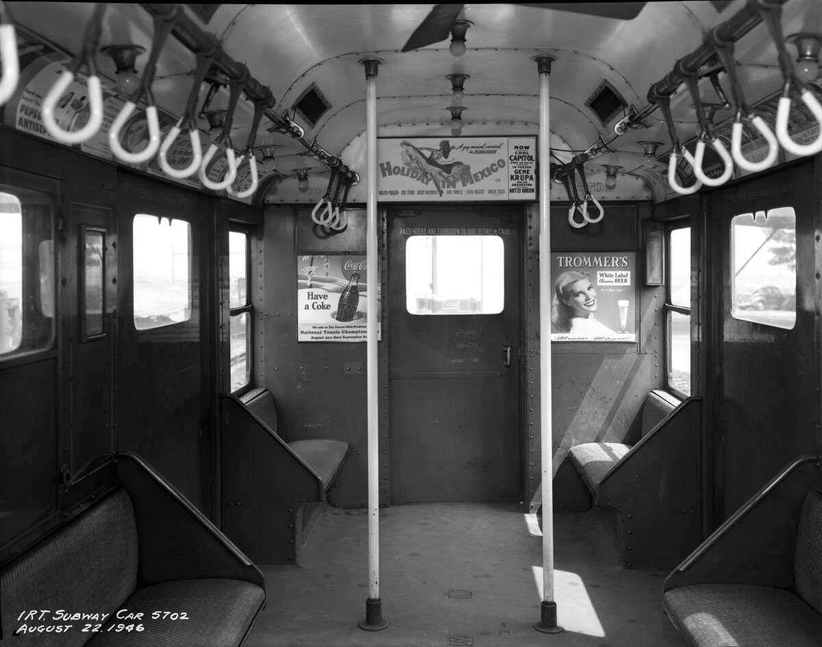 Interior of car #5702, 1946