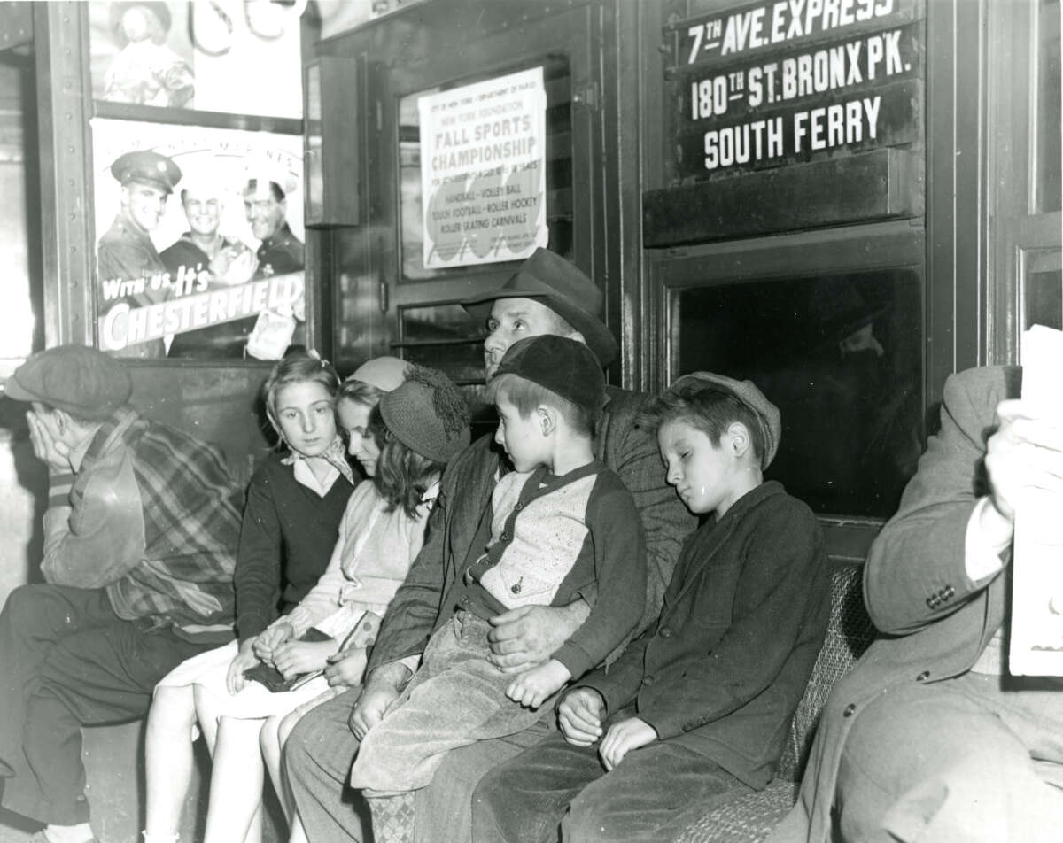 Children riding a Lo-V, c. 1943