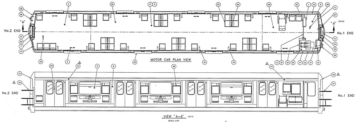 Interior finish drawing, 1991